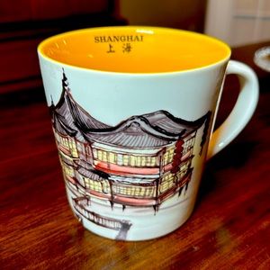 Beautiful Starbucks 16oz ceramic mug form Shanghai of Yu Garden holds 16 oz